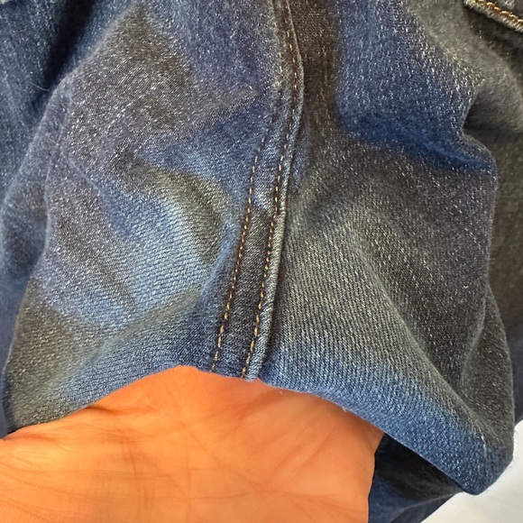 Revtown Decade Denim Automatic Size 38x32 Straight Leg Jeans Stretch Med Wash - Picture 7 of 10